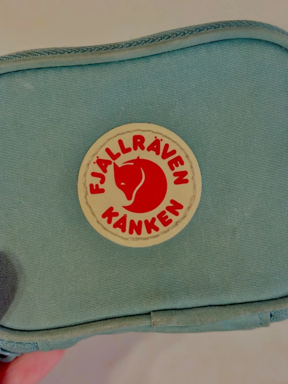 Fjallraven Kanken Teal Wallet Card Holder Change Bad ID Holder Zip Around Preppy